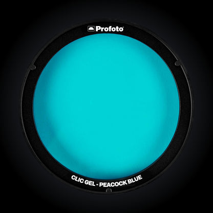 Buy Profoto Clic Gel Peacock Blue | Profoto NZ | Topic 